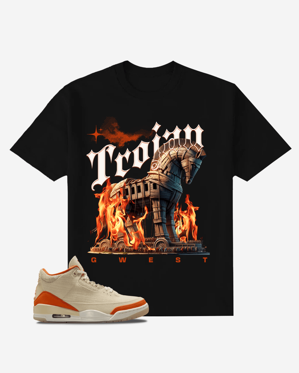 G West Trojan Silent Betrayal Oversized T-Shirt Mens G West