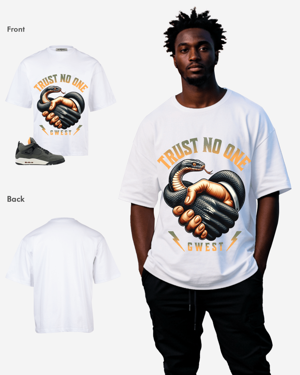 G West Trust No One Oversized T-Shirt Mens G West
