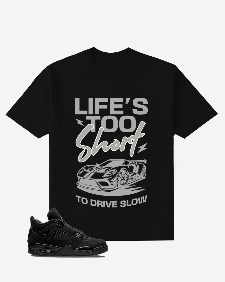 G West Typography Car Oversized  T-Shirt Mens G West