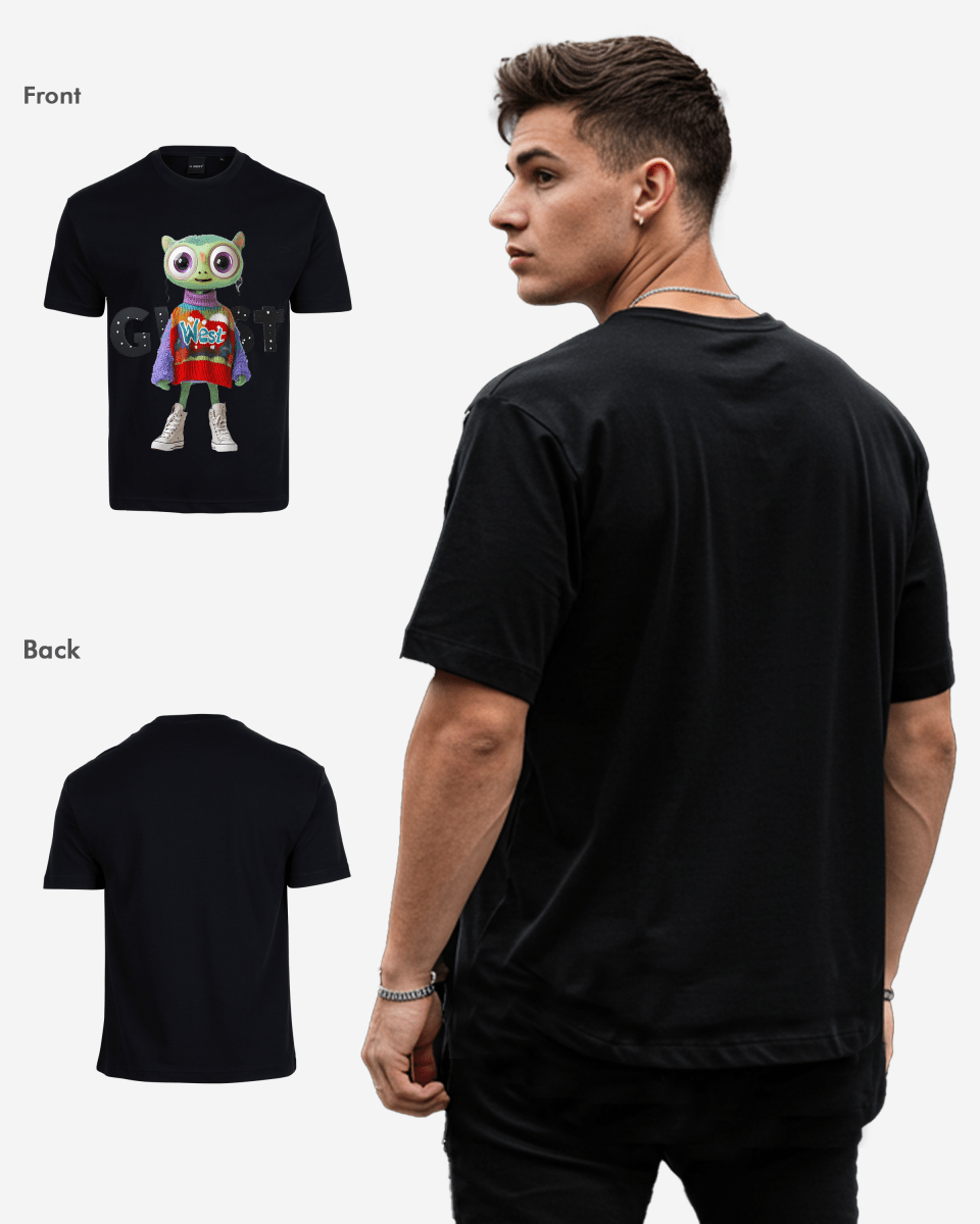 G West Ugly Xmas Queen Oversized T-shirt Mens G West