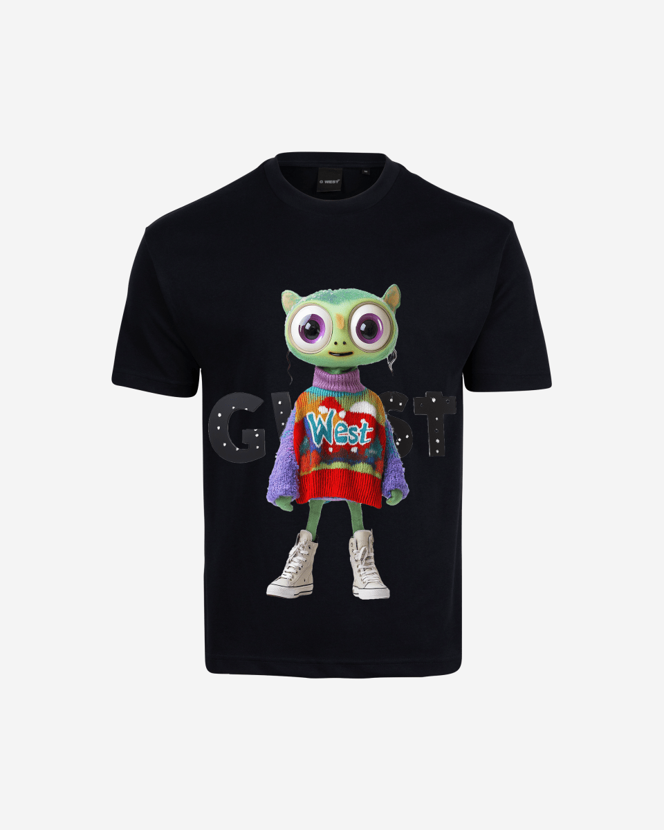 G West Ugly Xmas Queen Oversized T-shirt Mens G West