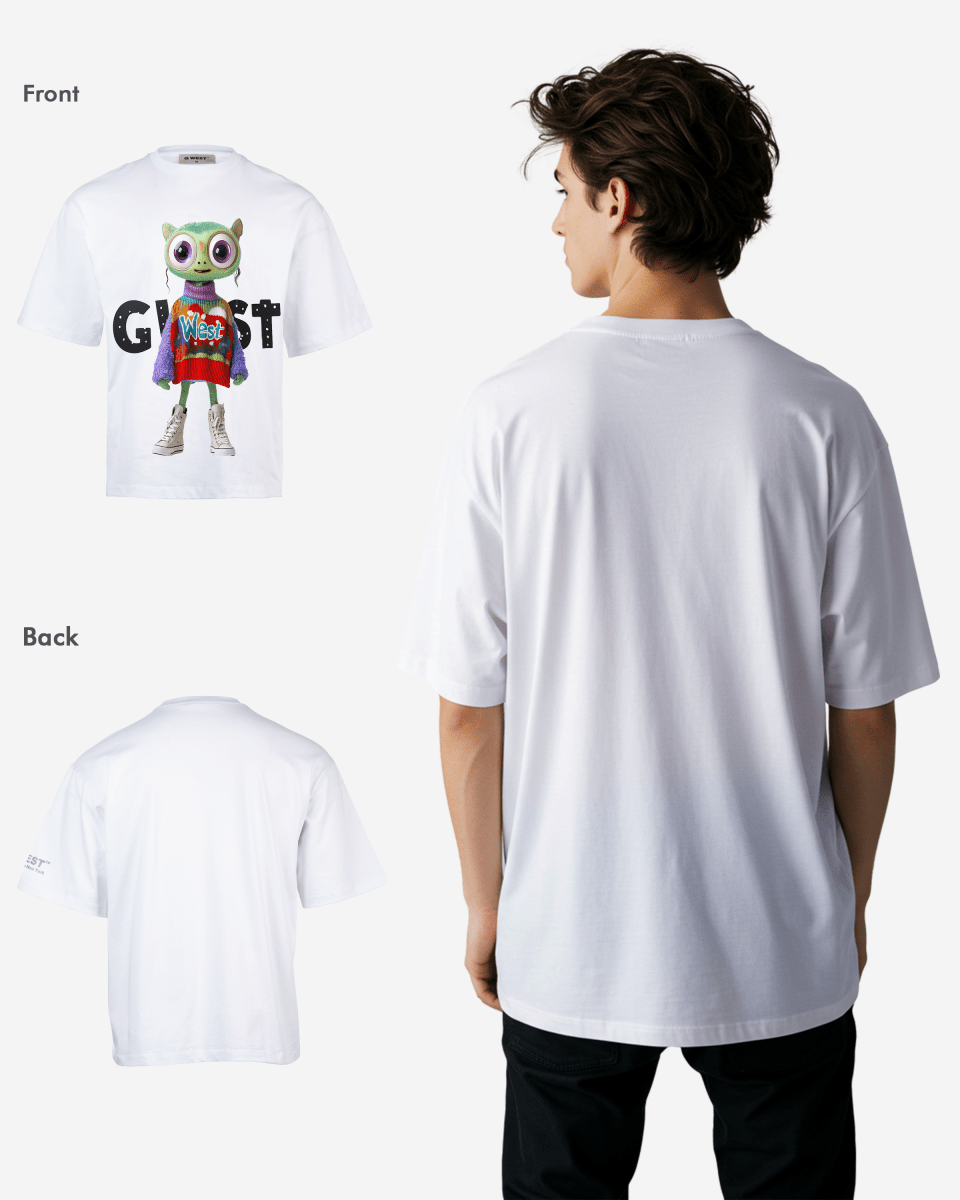 G West Ugly Xmas Queen Oversized T-shirt Mens G West