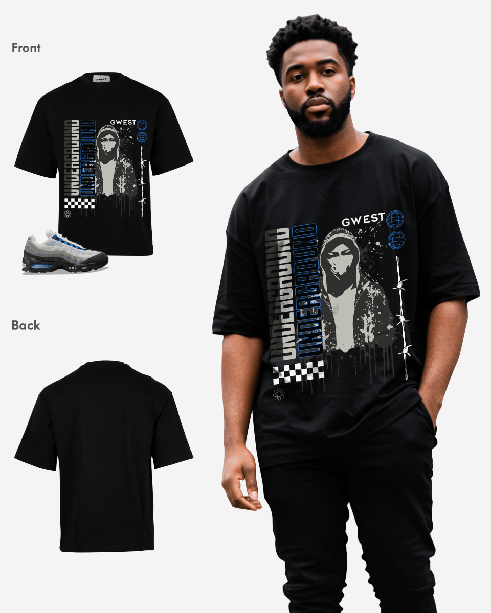 Camiseta de hombre extragrande G West Underground