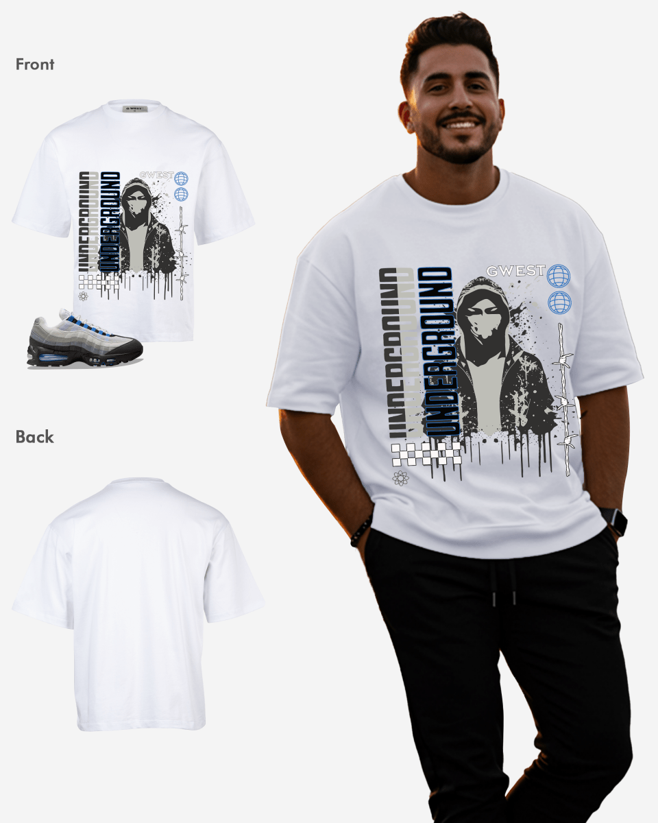 Camiseta de hombre extragrande G West Underground