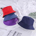 Unisex Double-faced Bucket Hat Colorful Sunscreen Women One Size Hat Outdoor Activities Modern Men Hats Stevvex