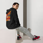 Smile Pop Art Unisex fleece zip up hoodie