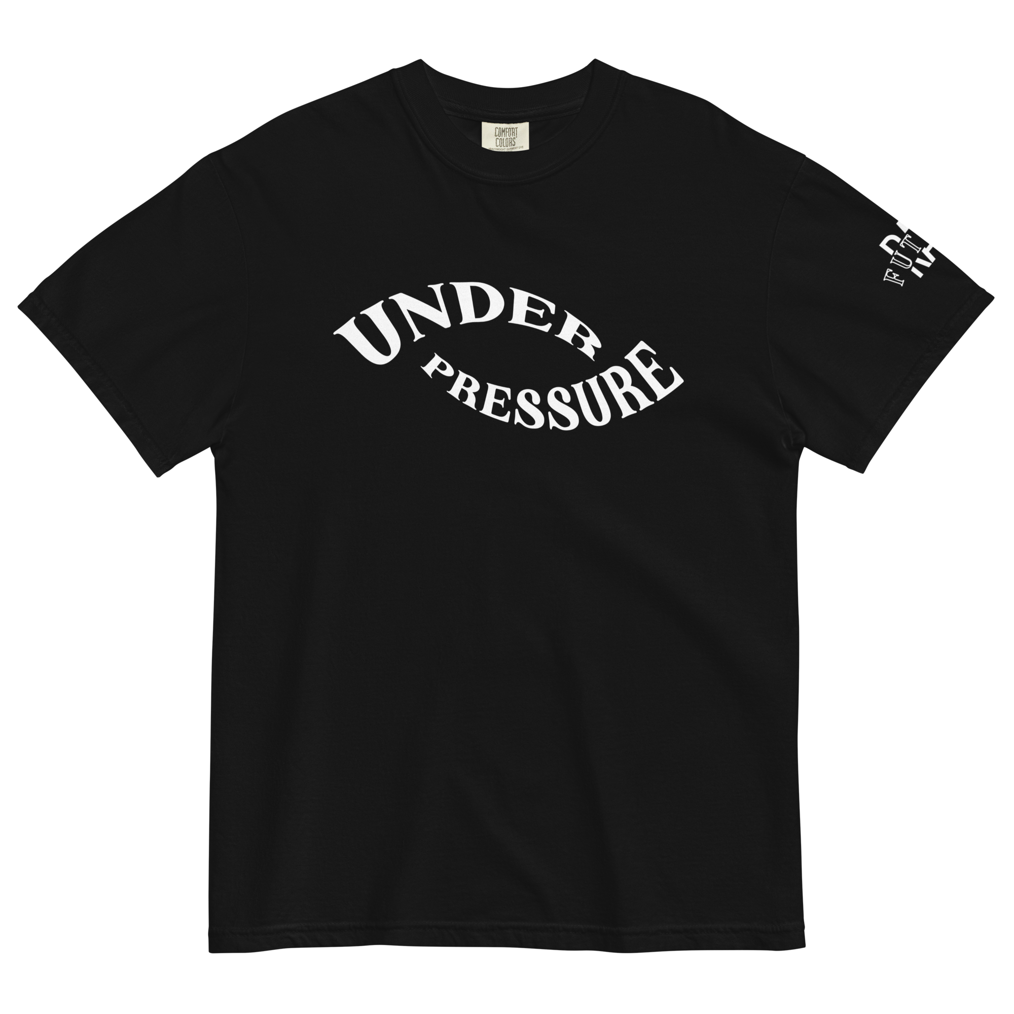 Under Pressure Camiseta unisex de algodón grueso teñida en prenda