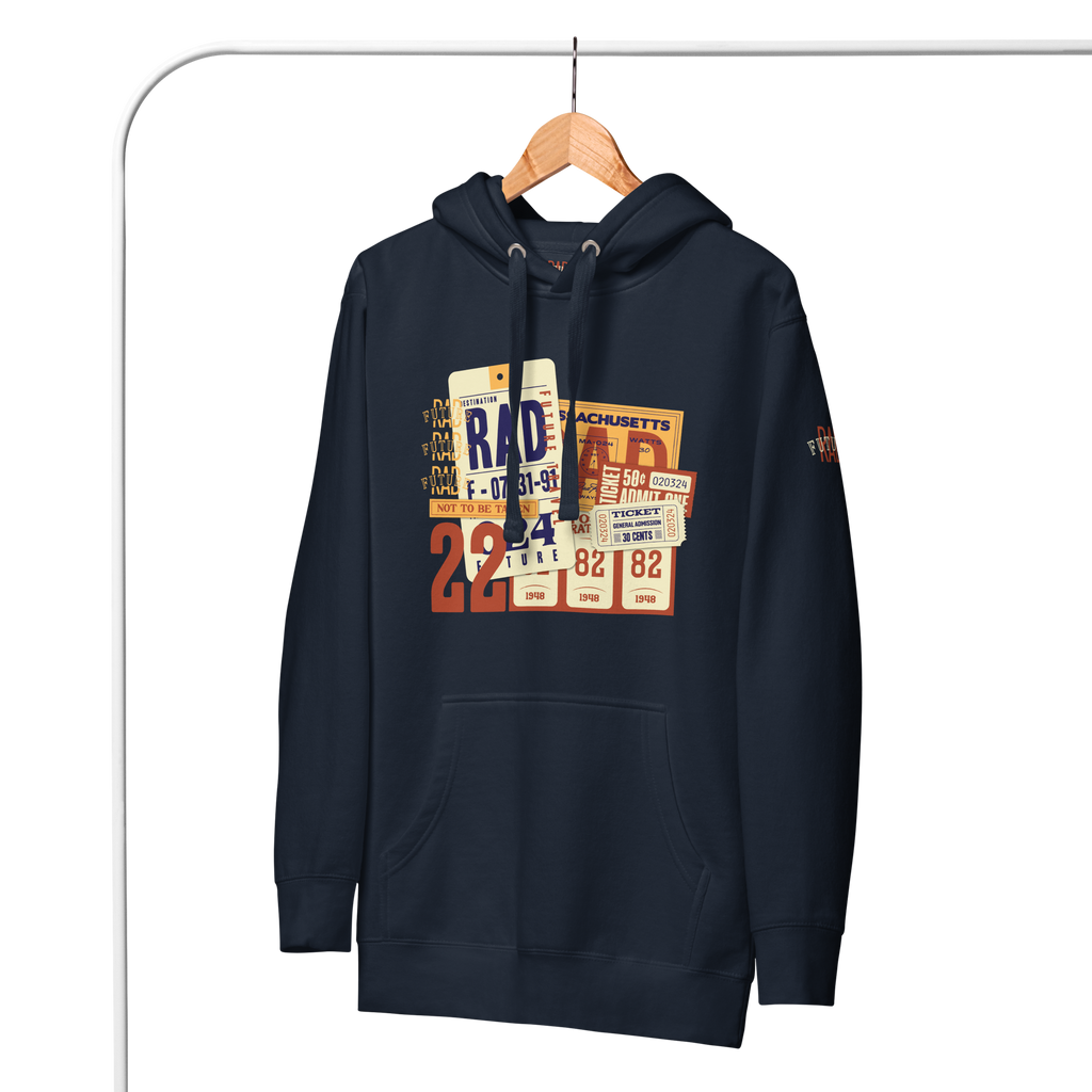 Unisex Hoodie - Vintage Inspired Digital Collage