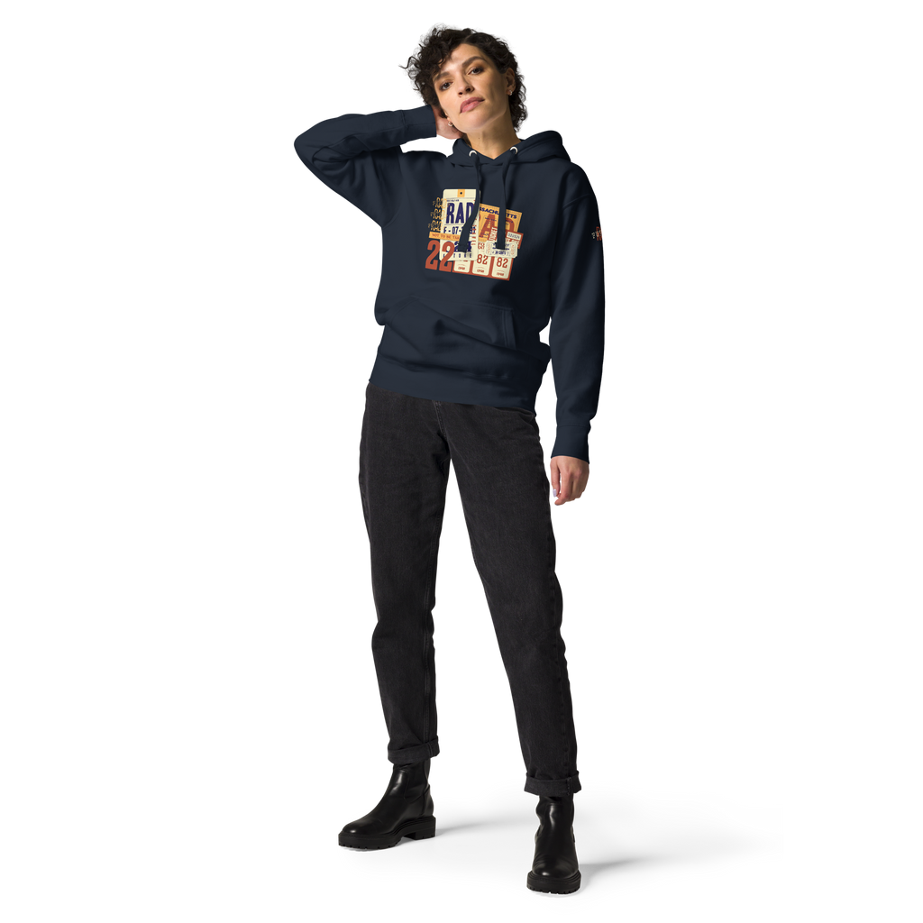 Unisex Hoodie - Vintage Inspired Digital Collage