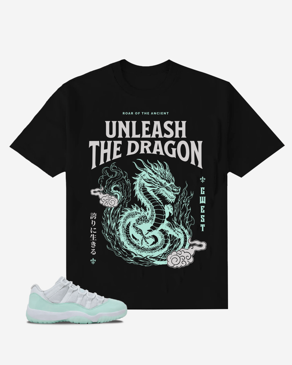 G West Unleash The Dragon Oversized T-Shirt Mens G West