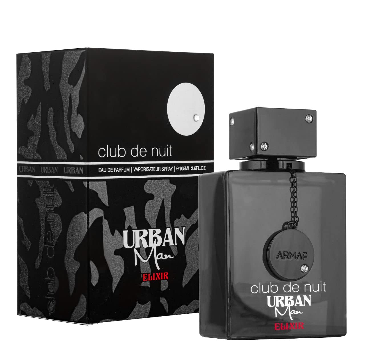 Armaf Club De Nuit Urban Man ELIXIR Eau de Parfum (EDP) Spray 3.6 oz / 105 ml for Men Rafaelos