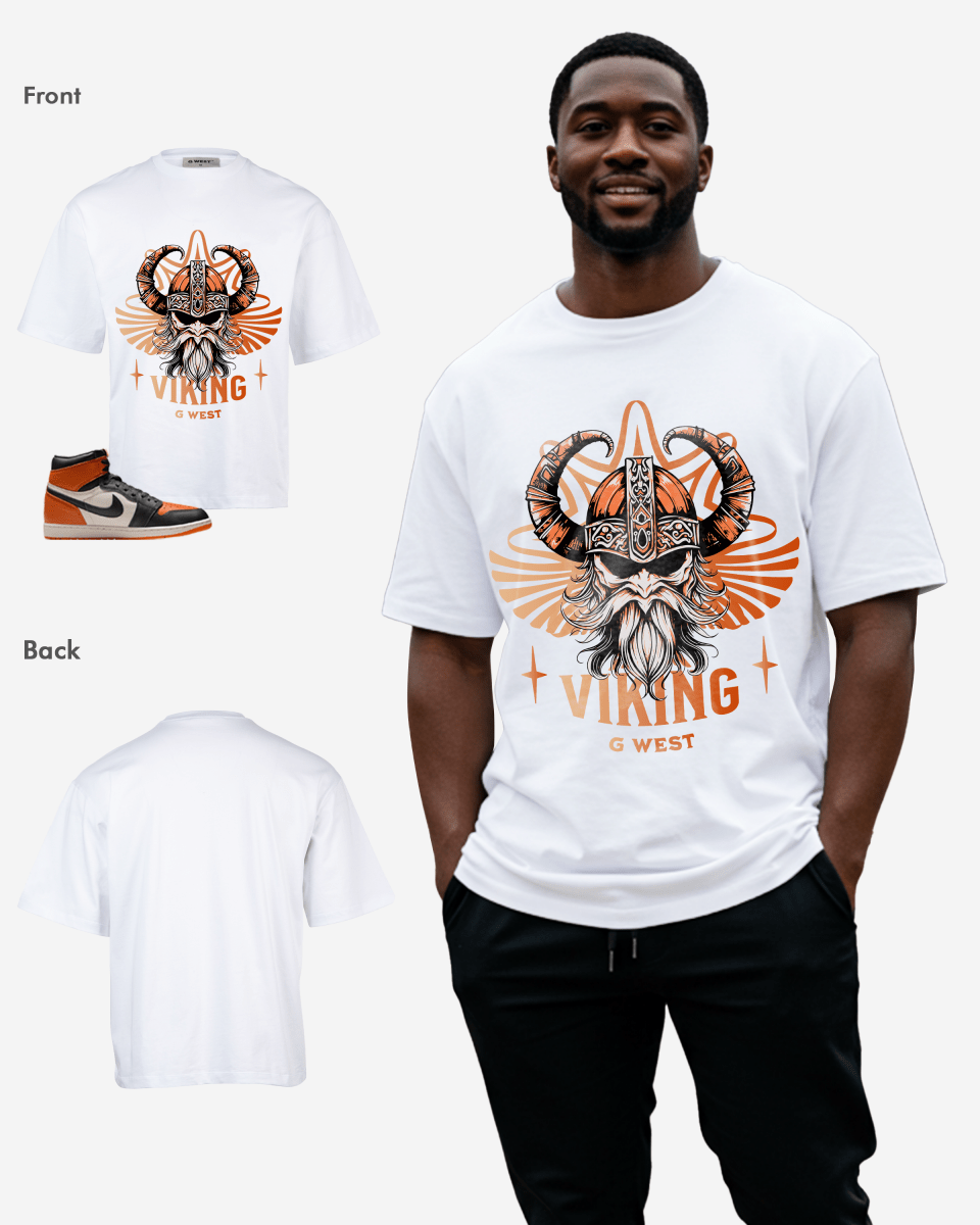 G West Viking Oversized T-Shirt Mens G West