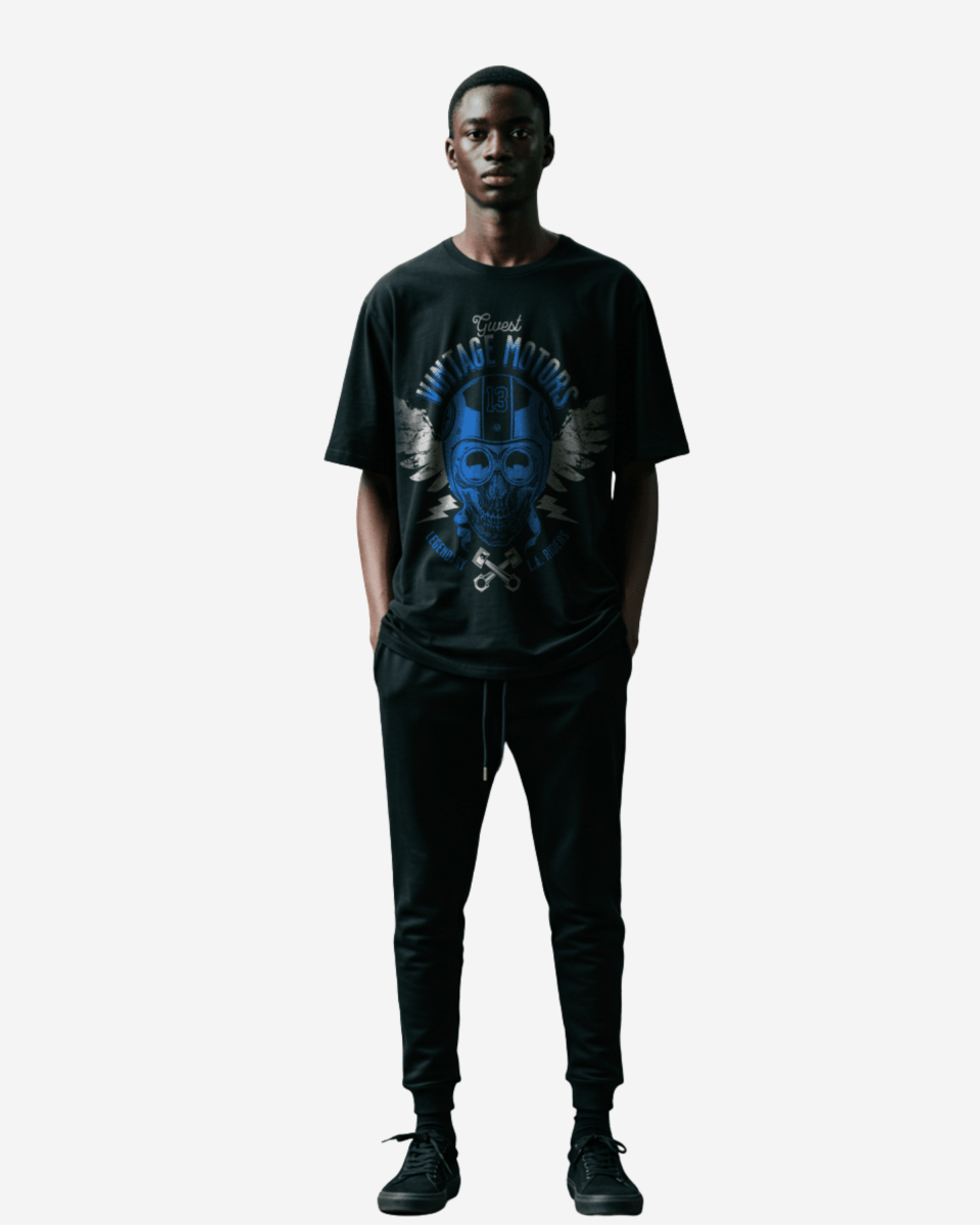 G West Vintage Motors Men's Oversized T-Shirt G West