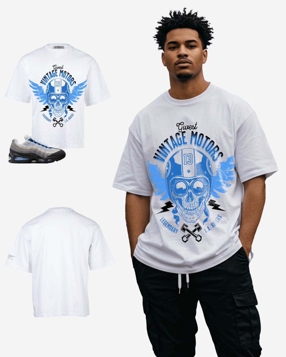 G West Vintage Motors Men's Oversized T-Shirt G West