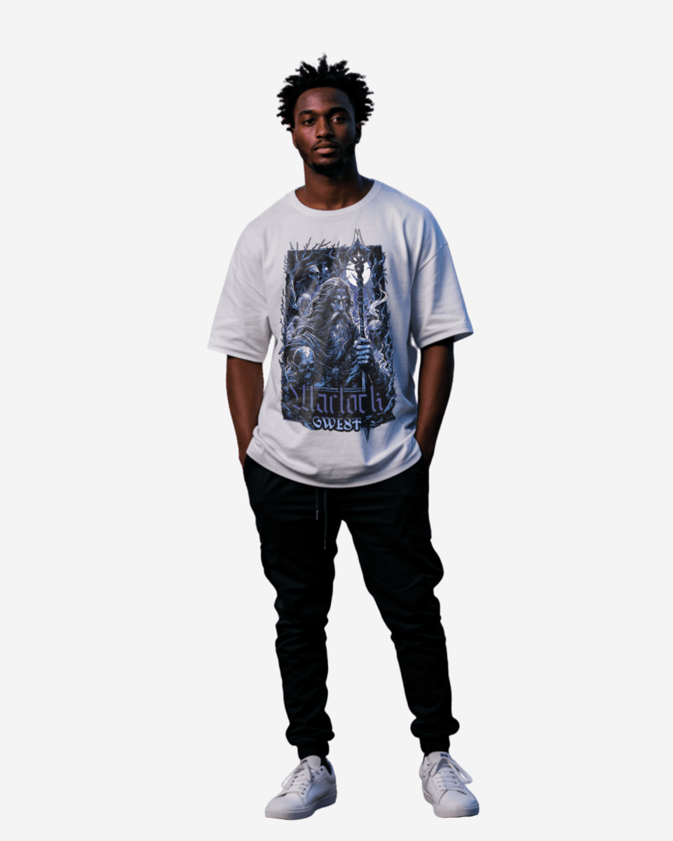 Camiseta extragrande G West Warlock para hombre