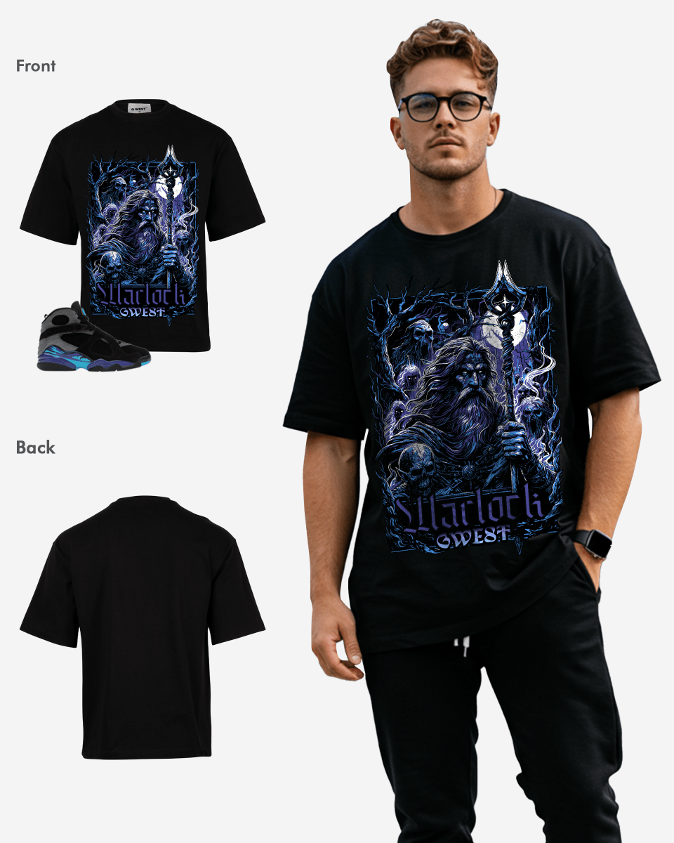 Camiseta extragrande G West Warlock para hombre