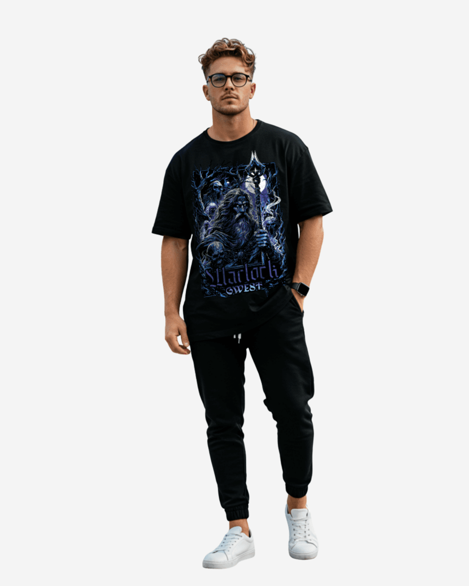 Camiseta extragrande G West Warlock para hombre