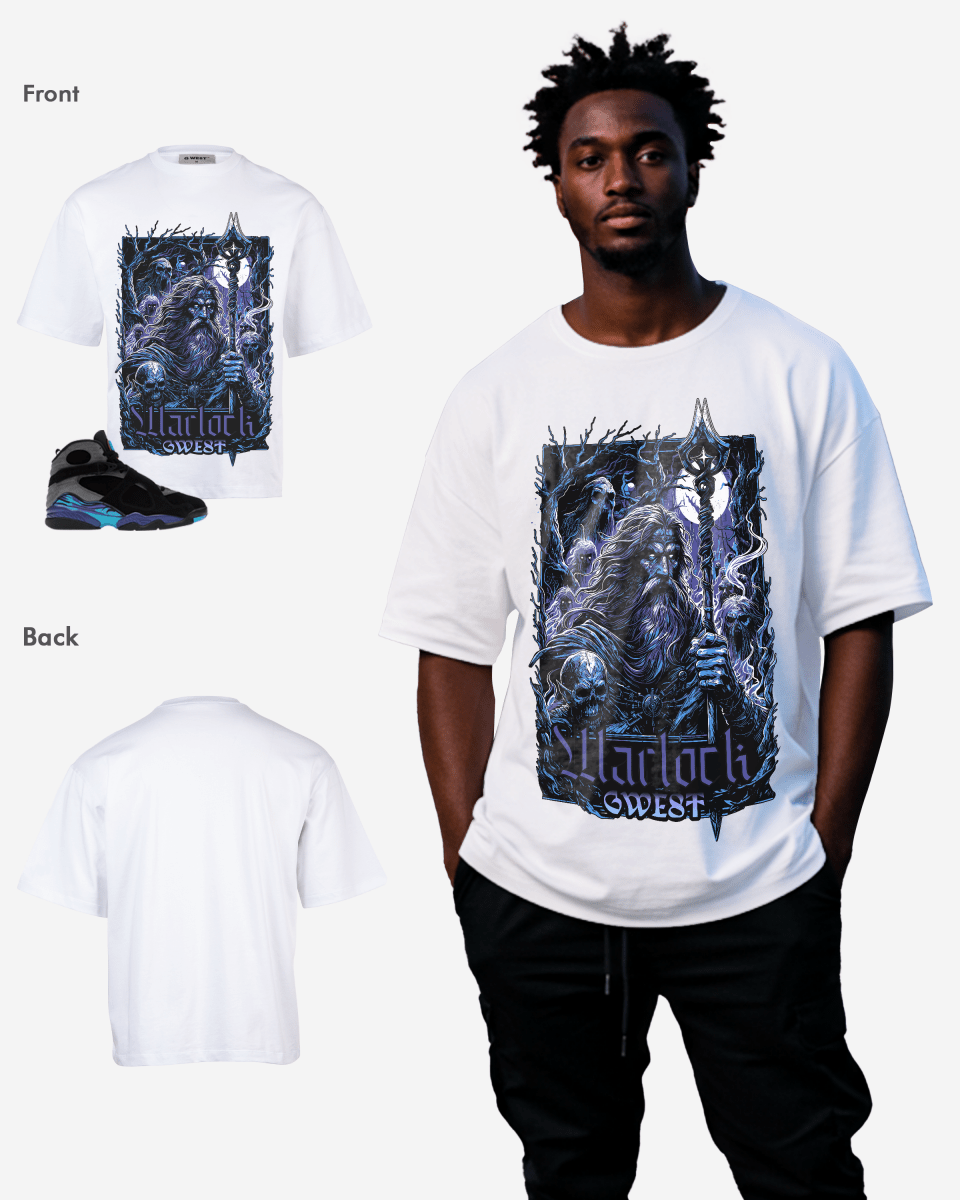 Camiseta extragrande G West Warlock para hombre