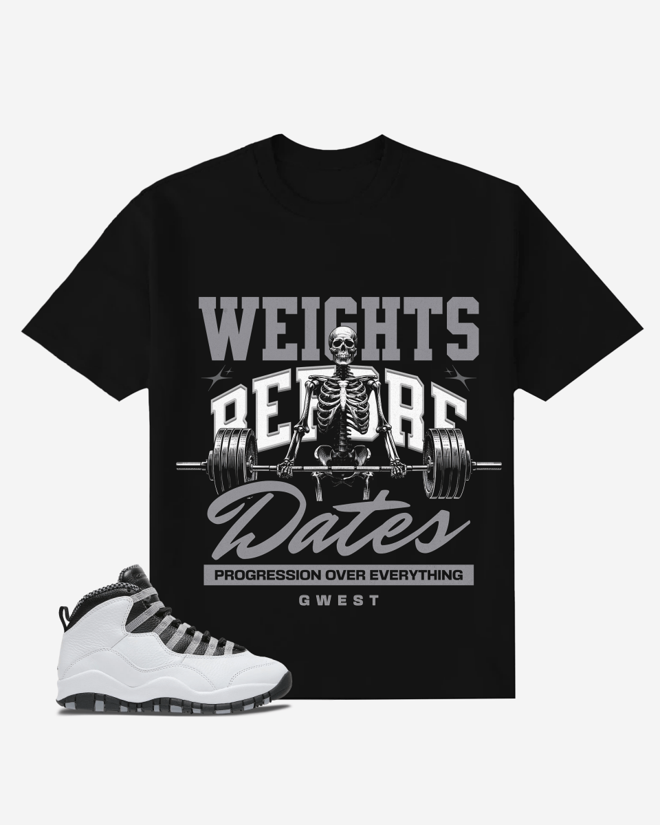 G West Weights Before Dates Oversized T-Shirt Mens G West