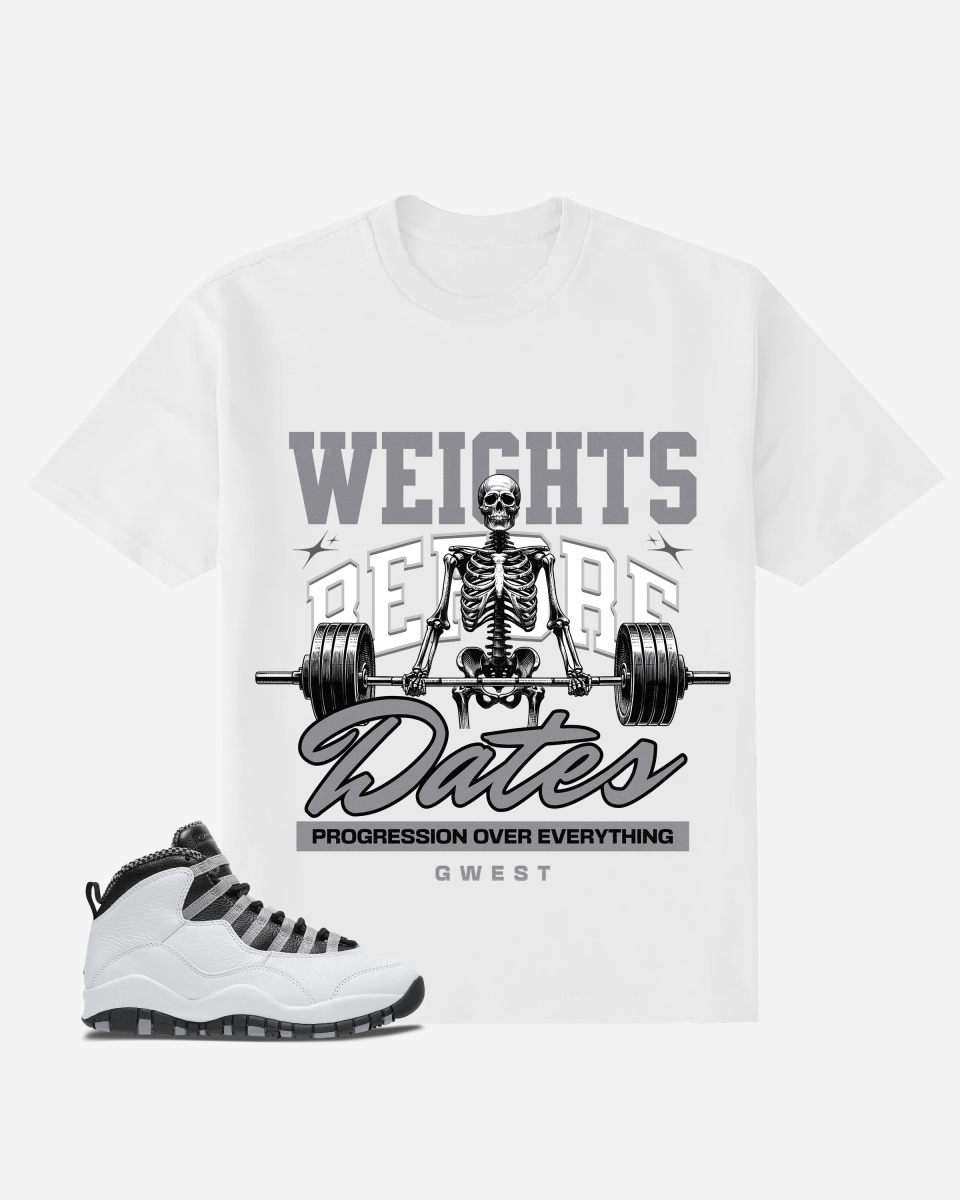 G West Weights Before Dates Oversized T-Shirt Mens G West