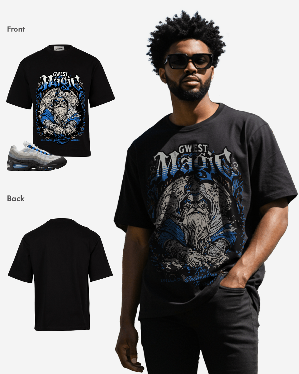 G-West Whispers Of Magic Men's Oversized T-Shirt G West