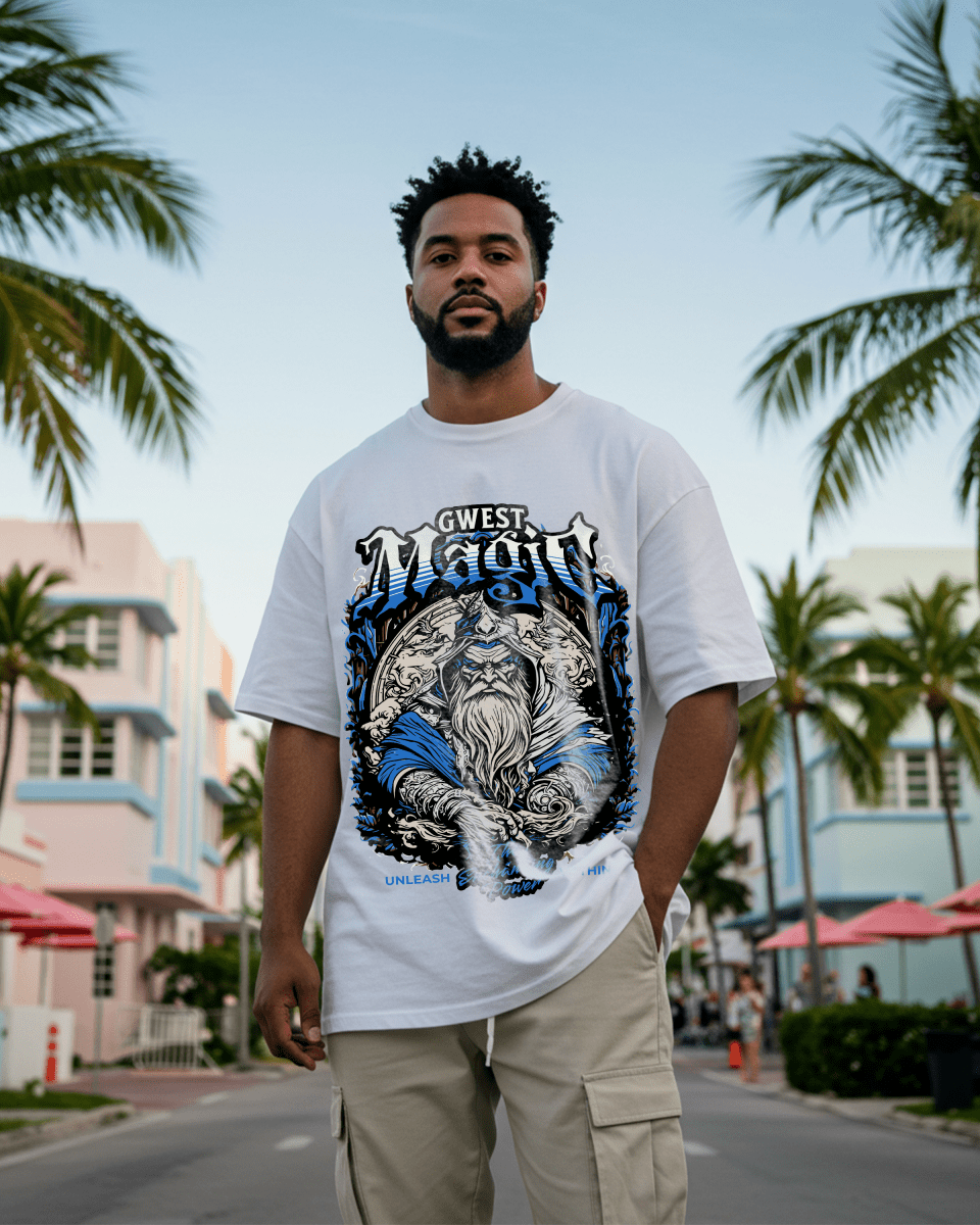 G-West Whispers Of Magic Men's Oversized T-Shirt G West