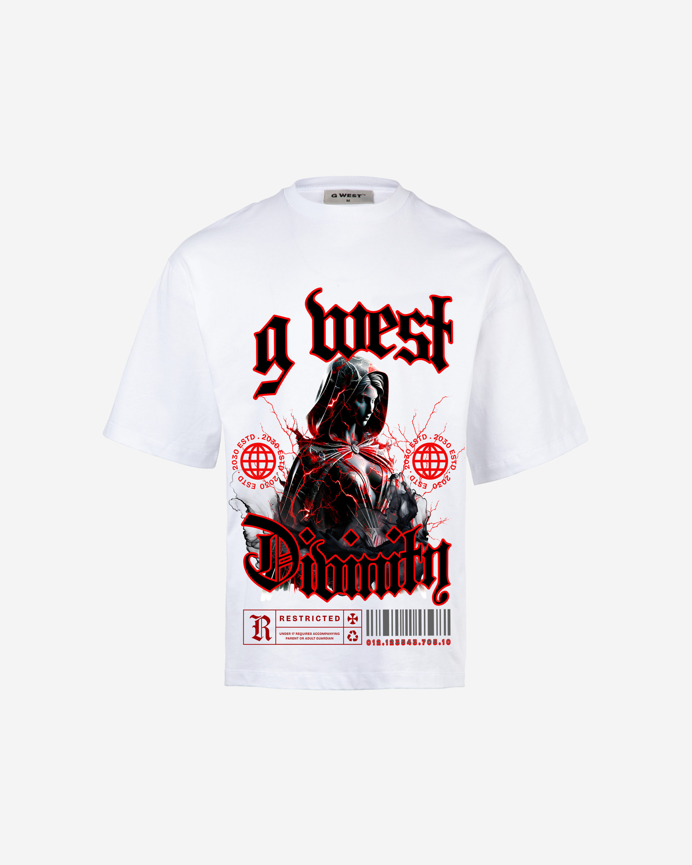 G WEST MYSTIC DIVINITY OVERSIZED T-Shirt Mens G West
