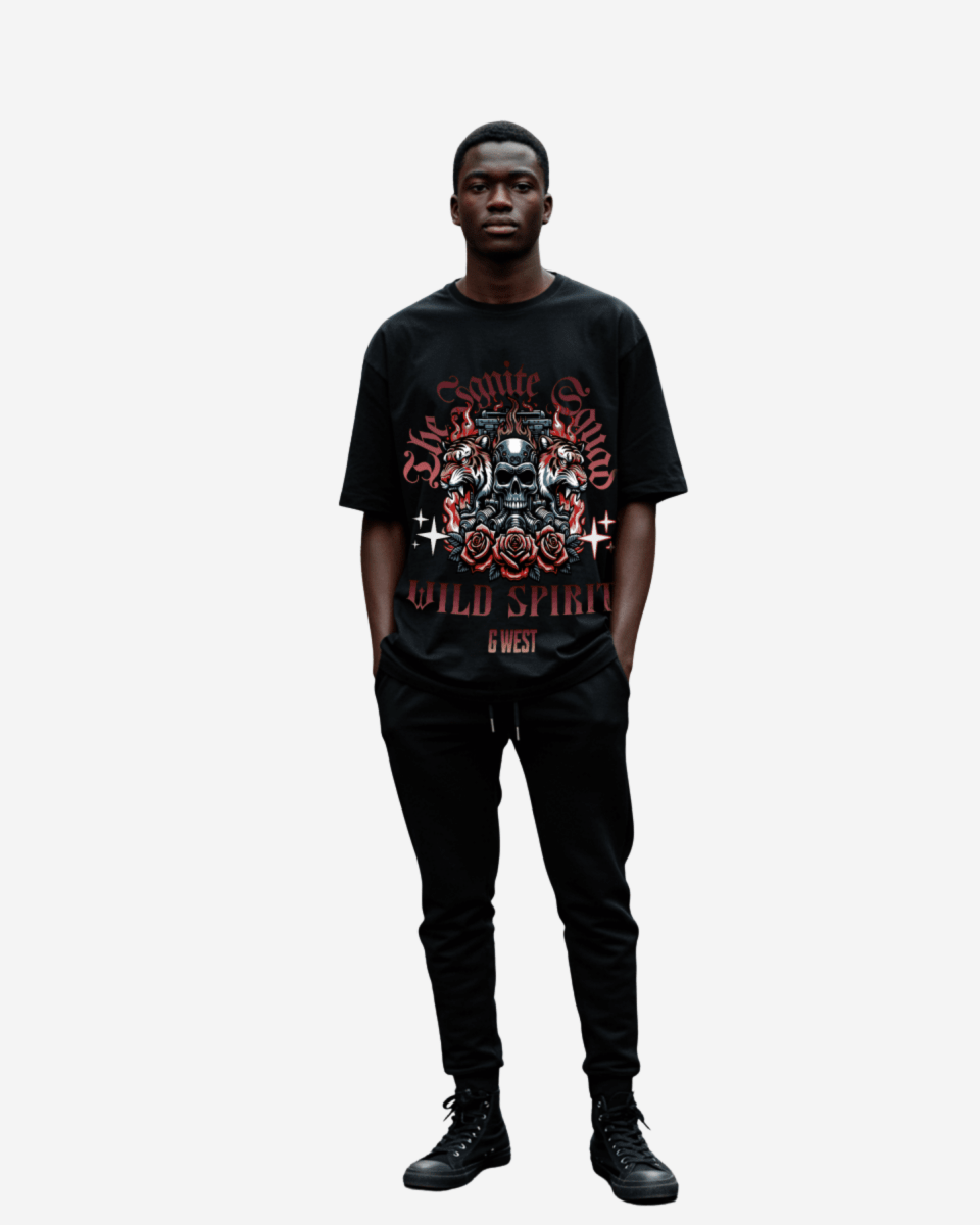 G West Wild Spirit Oversized T-Shirt Mens G West