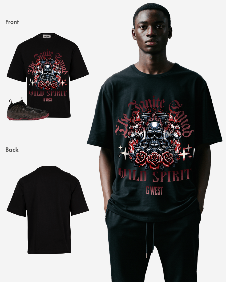 G West Wild Spirit Oversized T-Shirt Mens G West