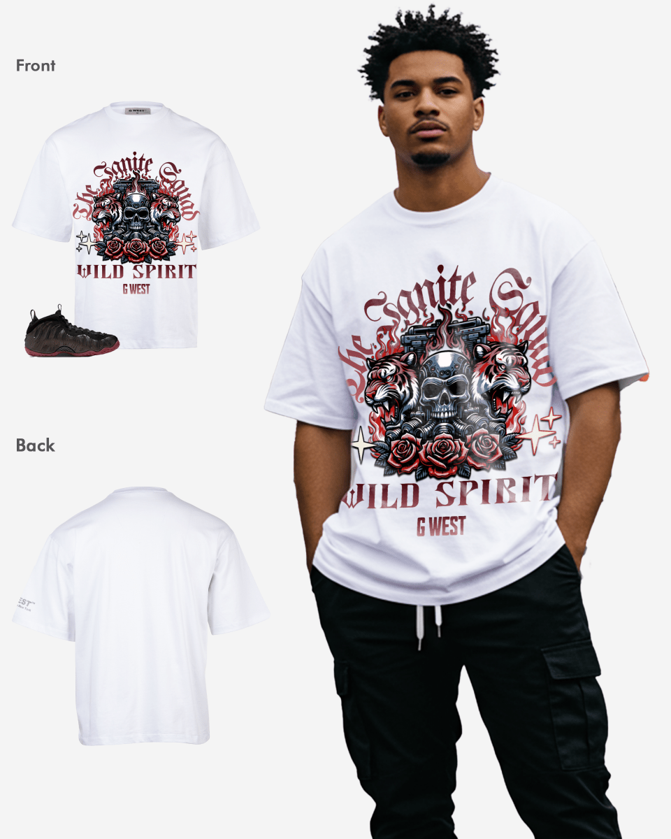 G West Wild Spirit Oversized T-Shirt Mens G West