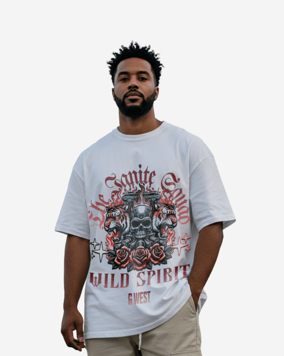 G West Wild Spirit Oversized T-Shirt Mens G West