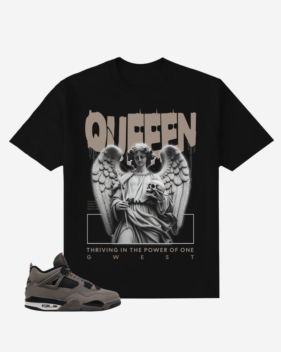 G West Winged Queen Oversized T-Shirt Mens G West