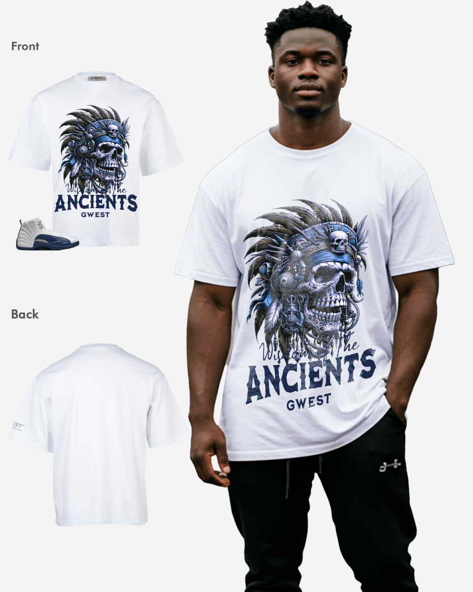 G West Wisdom Of the Ancients Oversized T-Shirt Mens G West