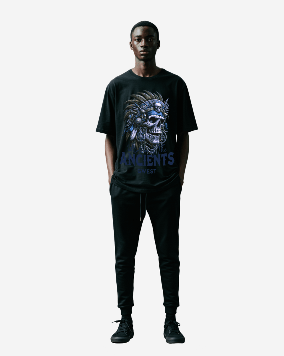 G West Wisdom Of the Ancients Oversized T-Shirt Mens G West