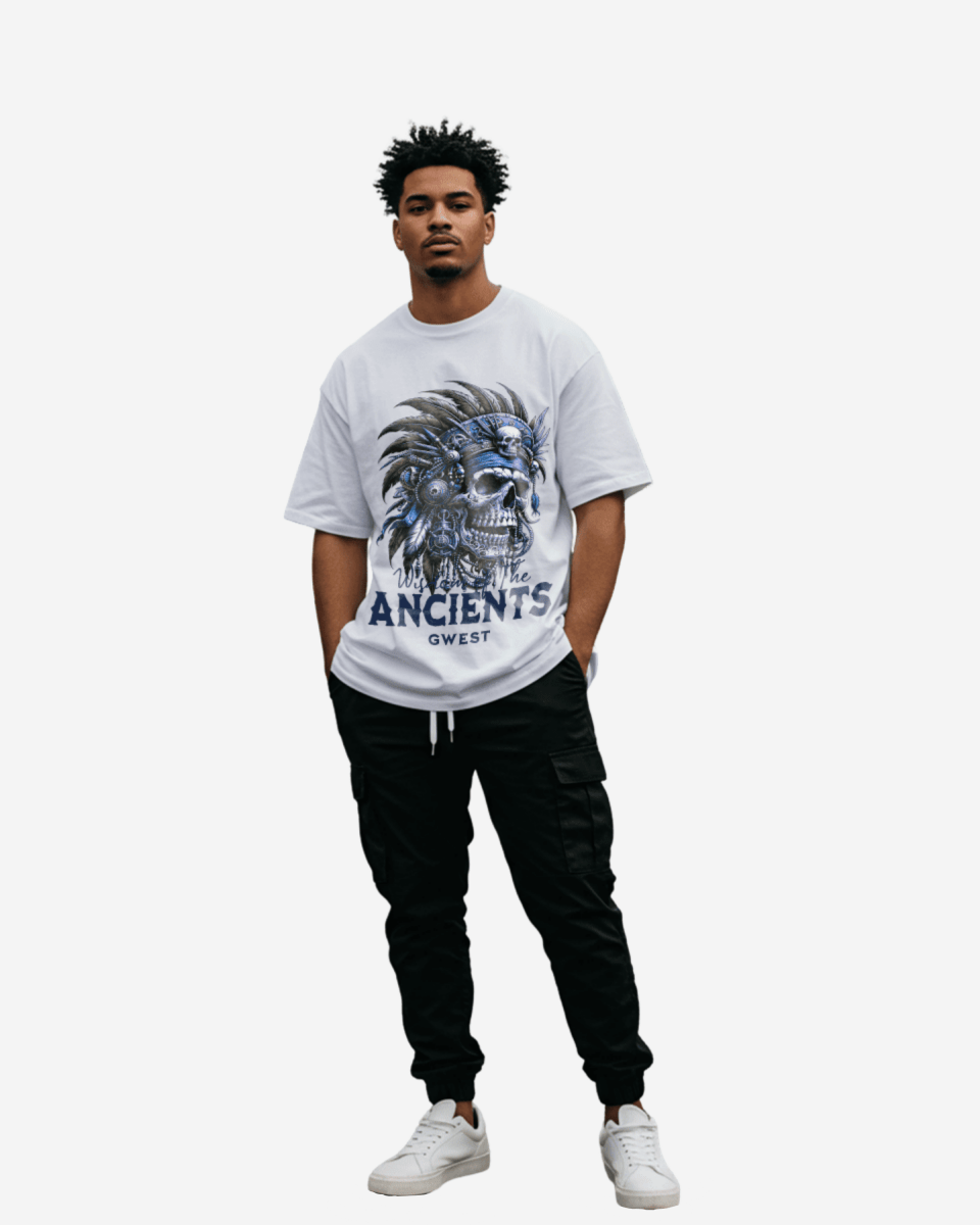 G West Wisdom Of the Ancients Oversized T-Shirt Mens G West