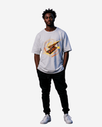 G West Work Hard Oversized T-Shirt Mens G West