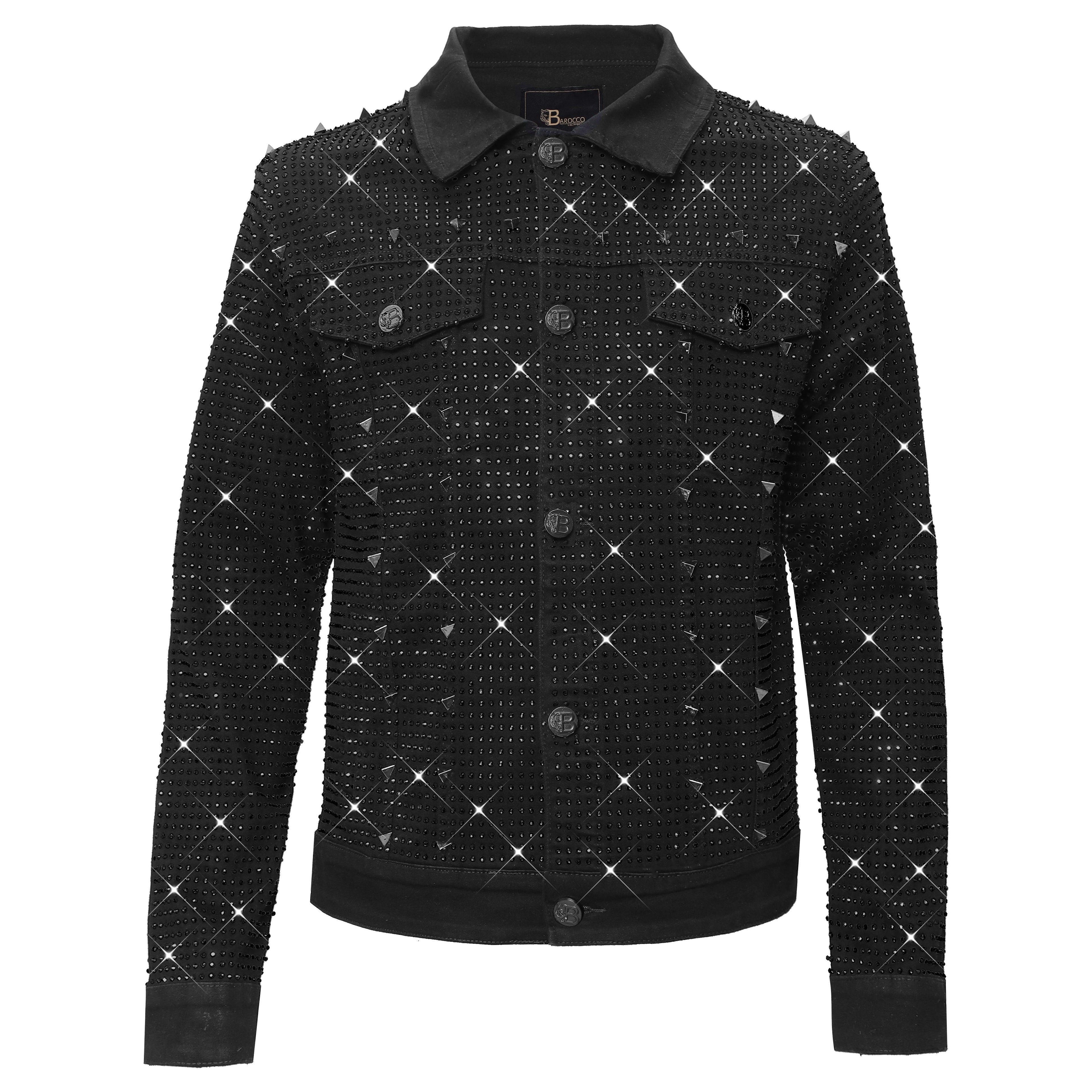 Pure Style BLACK/BLACK Men's Denim Jacket