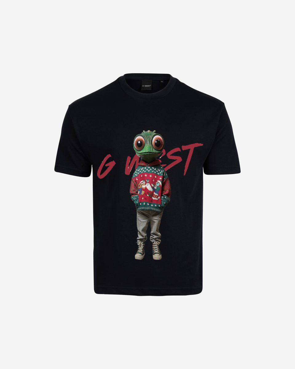 G West Yule Tide Tyrant Oversized T-Shirt Mens G West
