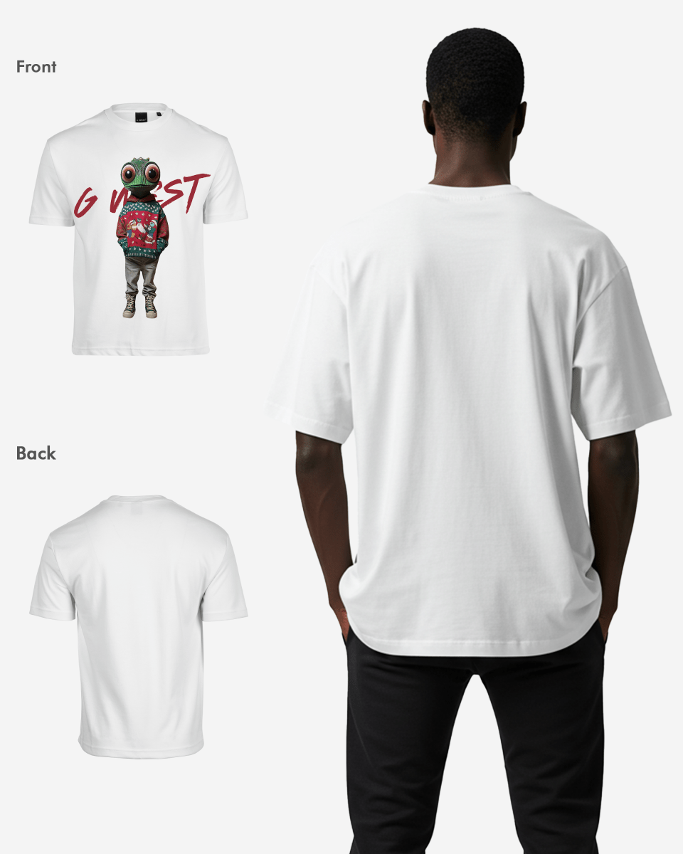 G West Yule Tide Tyrant Oversized T-Shirt Mens G West