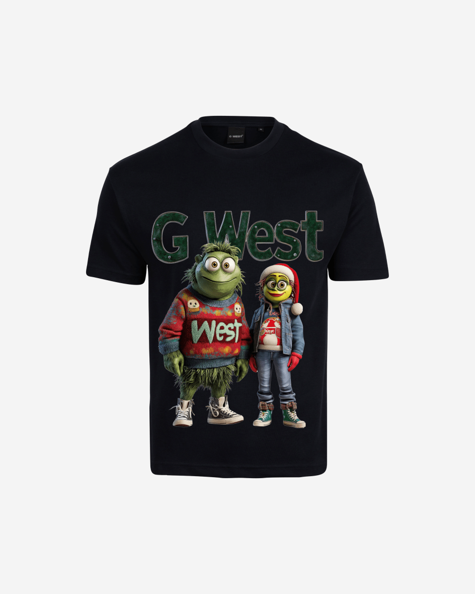 G West Yuletide Buddies Oversized T-Shirt Mens G West