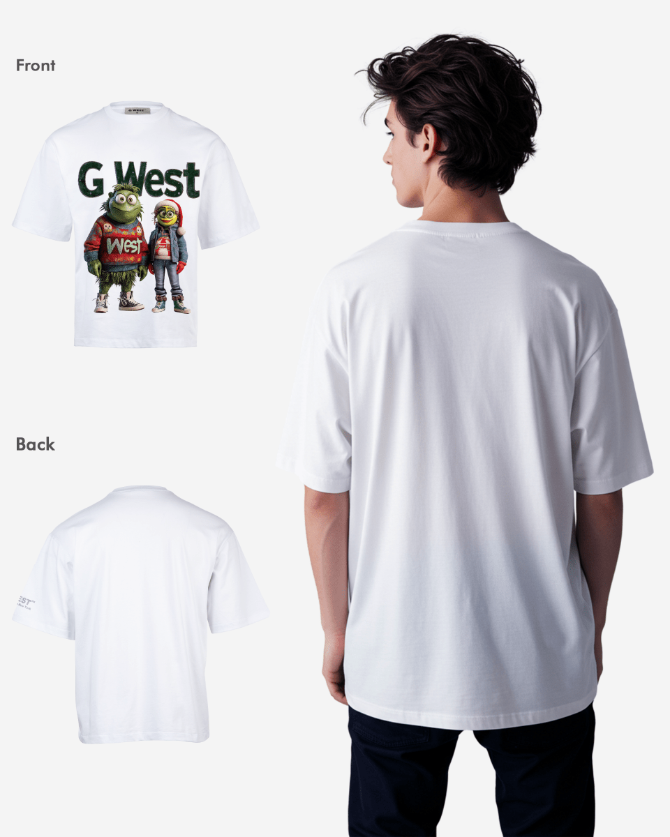 G West Yuletide Buddies Oversized T-Shirt Mens G West
